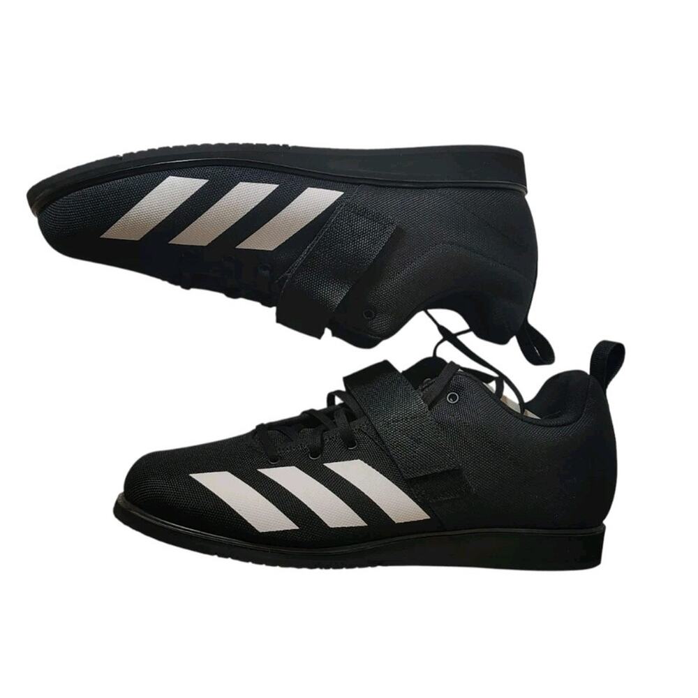 Adidas Powerlift Shoes Size 13 Mens Weightlifting Black White New Adult Gym 4 - Picture 7 of 9